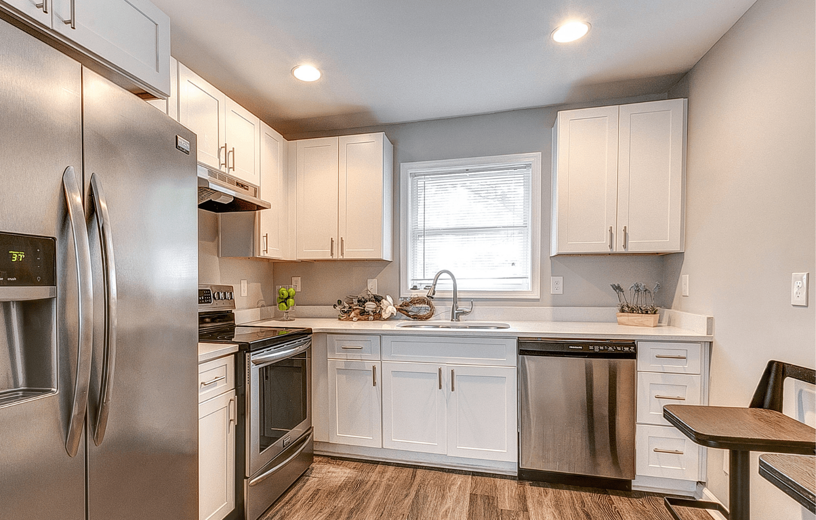 Upgraded Kitchen Stainless Steel Appliances